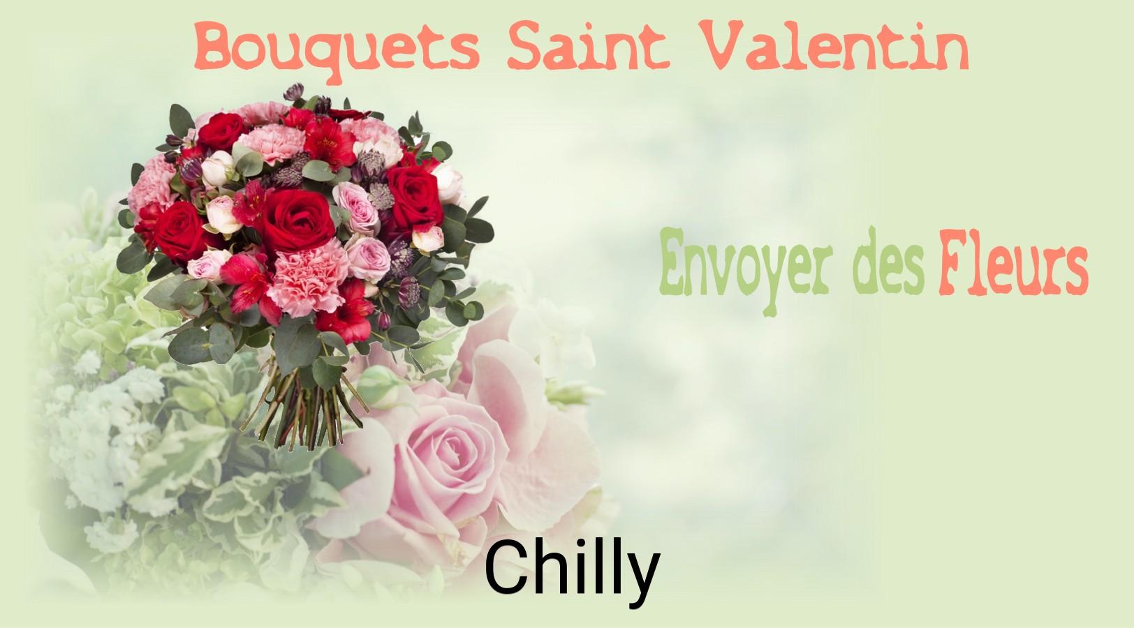 Roses de Saint-Valentin livrées à Chilly